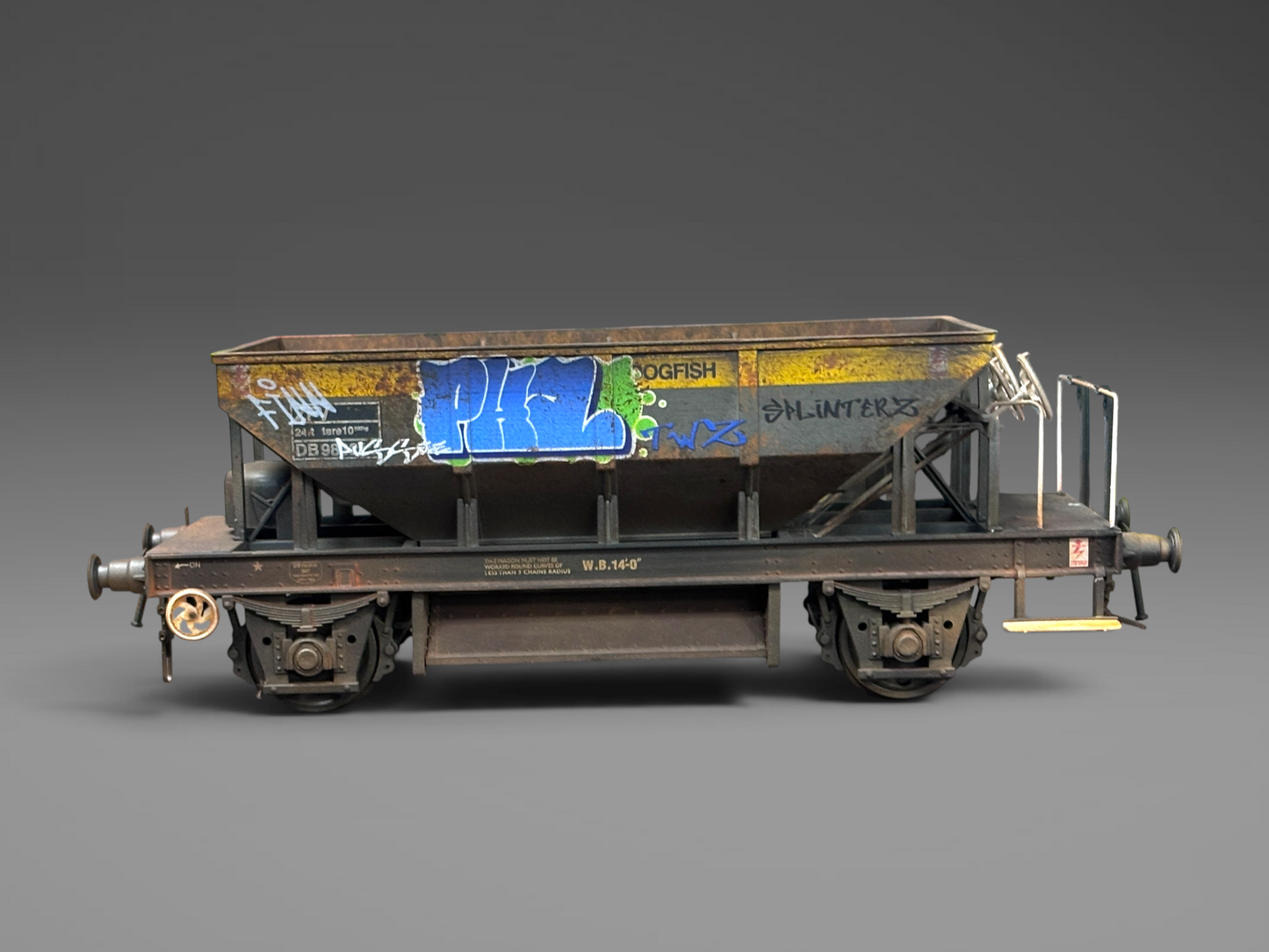 Heljan Dogfish - Dutch - DB983210- O Scale - Weathered For Andy