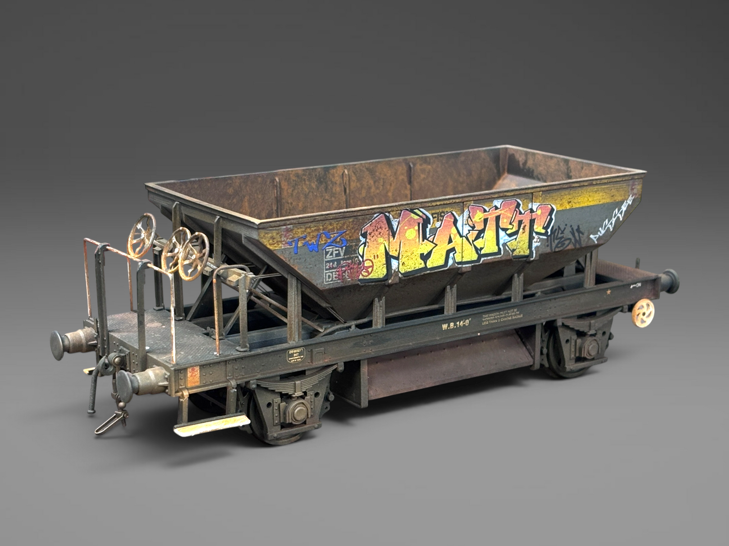 Heljan Dogfish - Dutch - DB983210- O Scale - Weathered For Andy