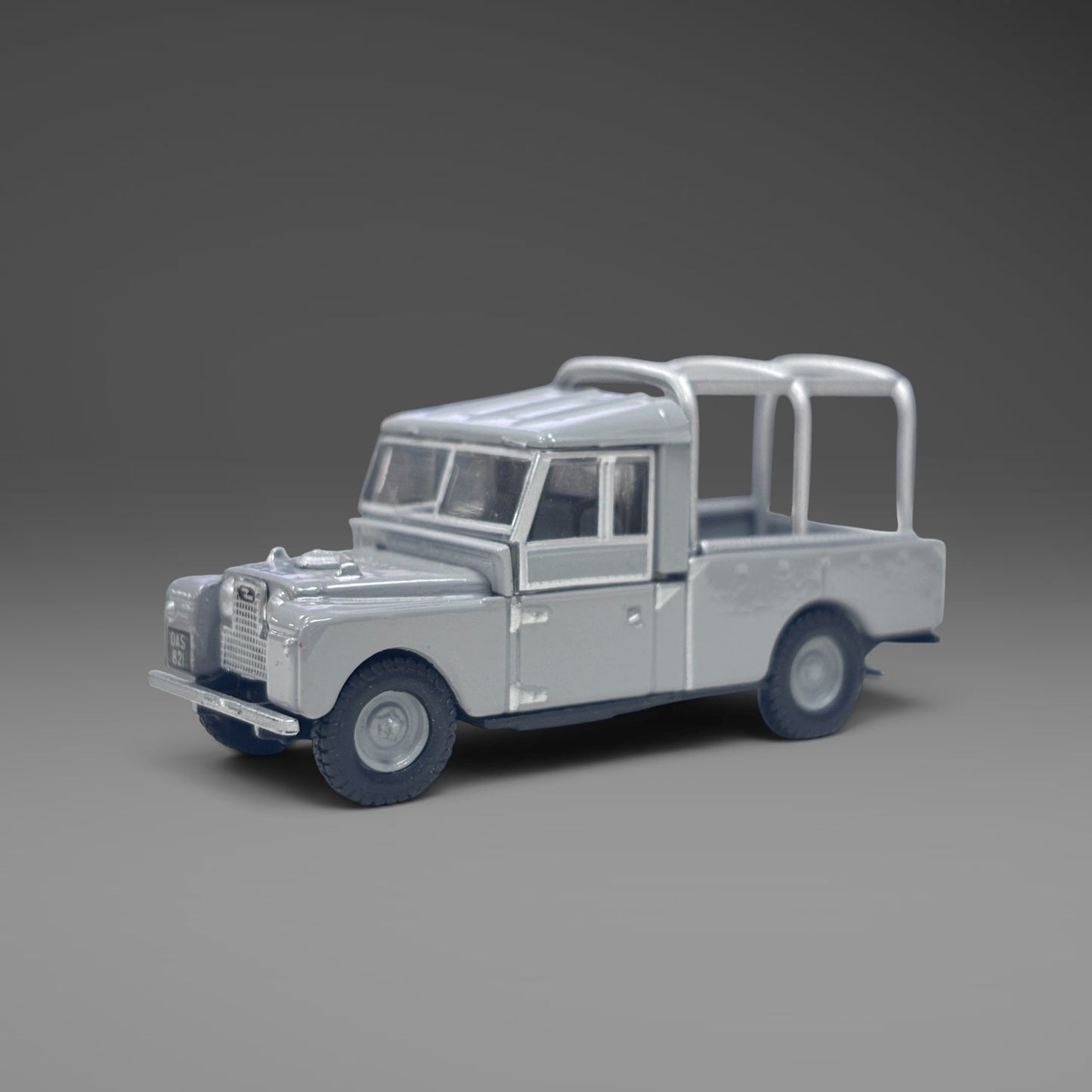 Oxford Diecast Land Rover Ser 1 Grey - 1:76 Scale