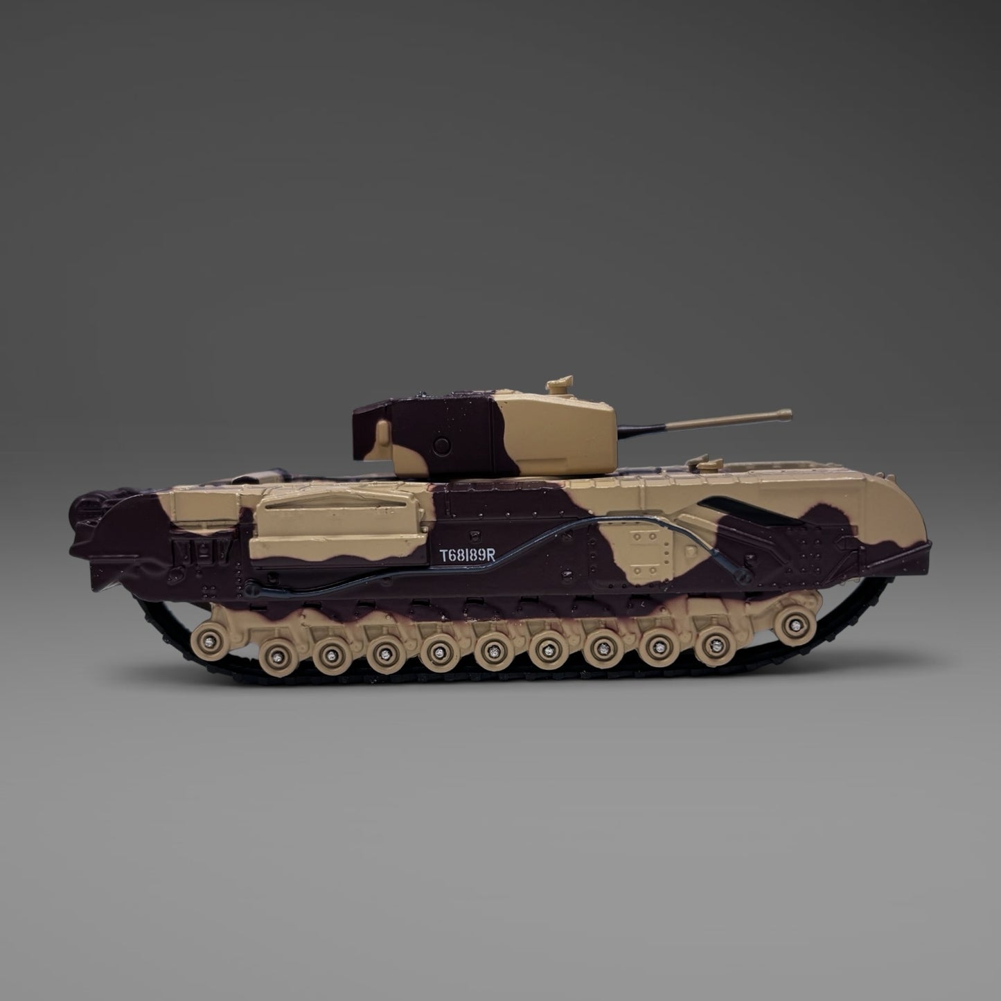 Oxford Diecast Churchill Tank MKIII Kingforce - Major King - 1:76 Scale