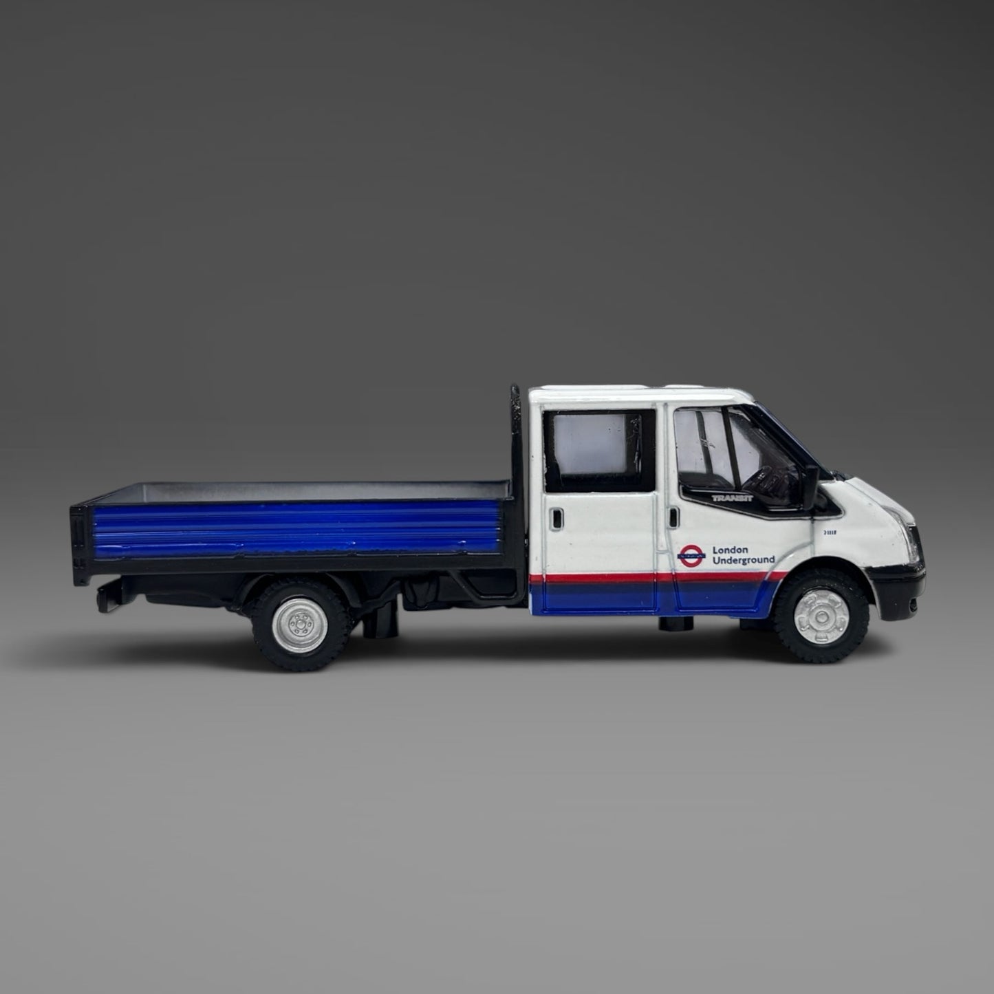 Oxford Diecast Ford Transit Dropside London Underground - 1:76 Scale
