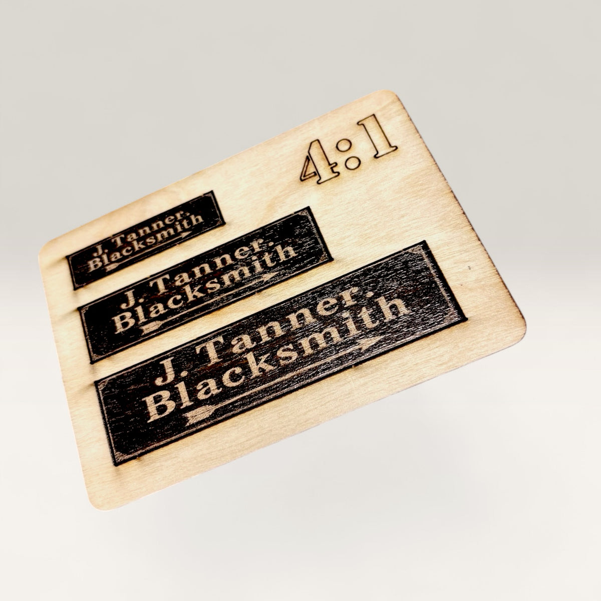 Custom Printed Wooden Signs