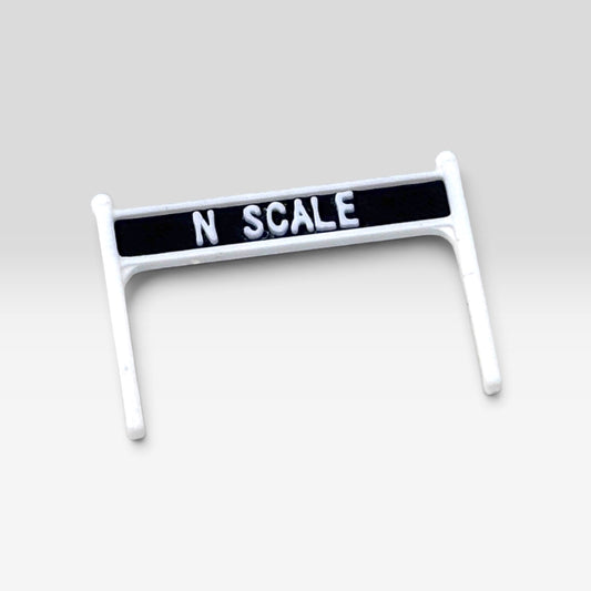 Station Platform Name Boards - N Scale