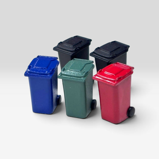 Wheelie Bins - Mixed - OO Gauge