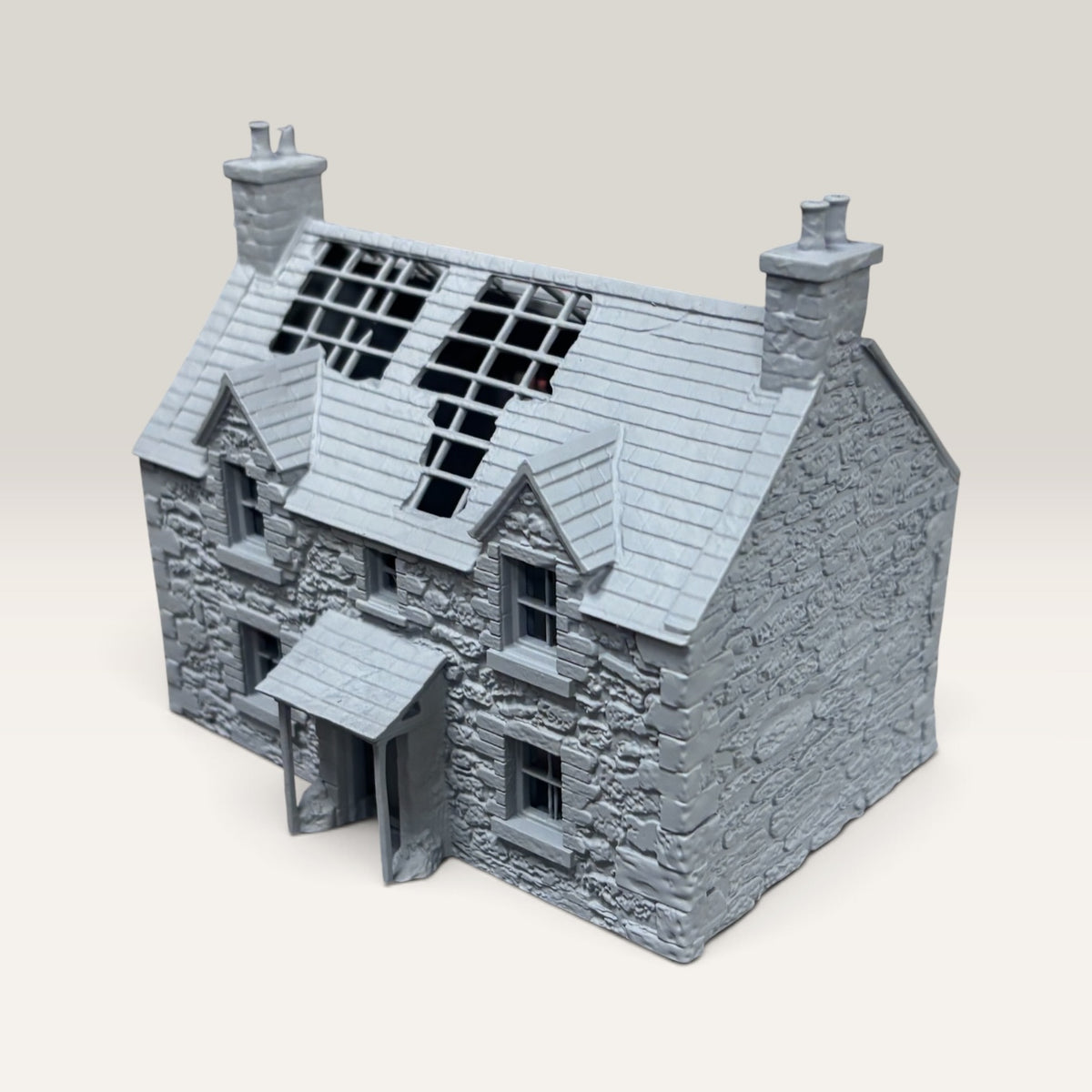 Derelict Stone Farmhouse - OO Gauge
