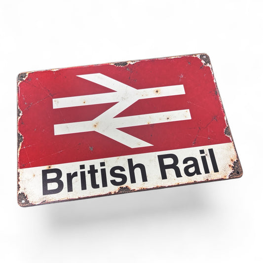 Custom Replica Station Sign 'British Rail Double Arrow'