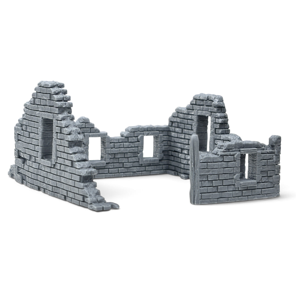 Derelict Stone Farmhouse Ruin - N Gauge