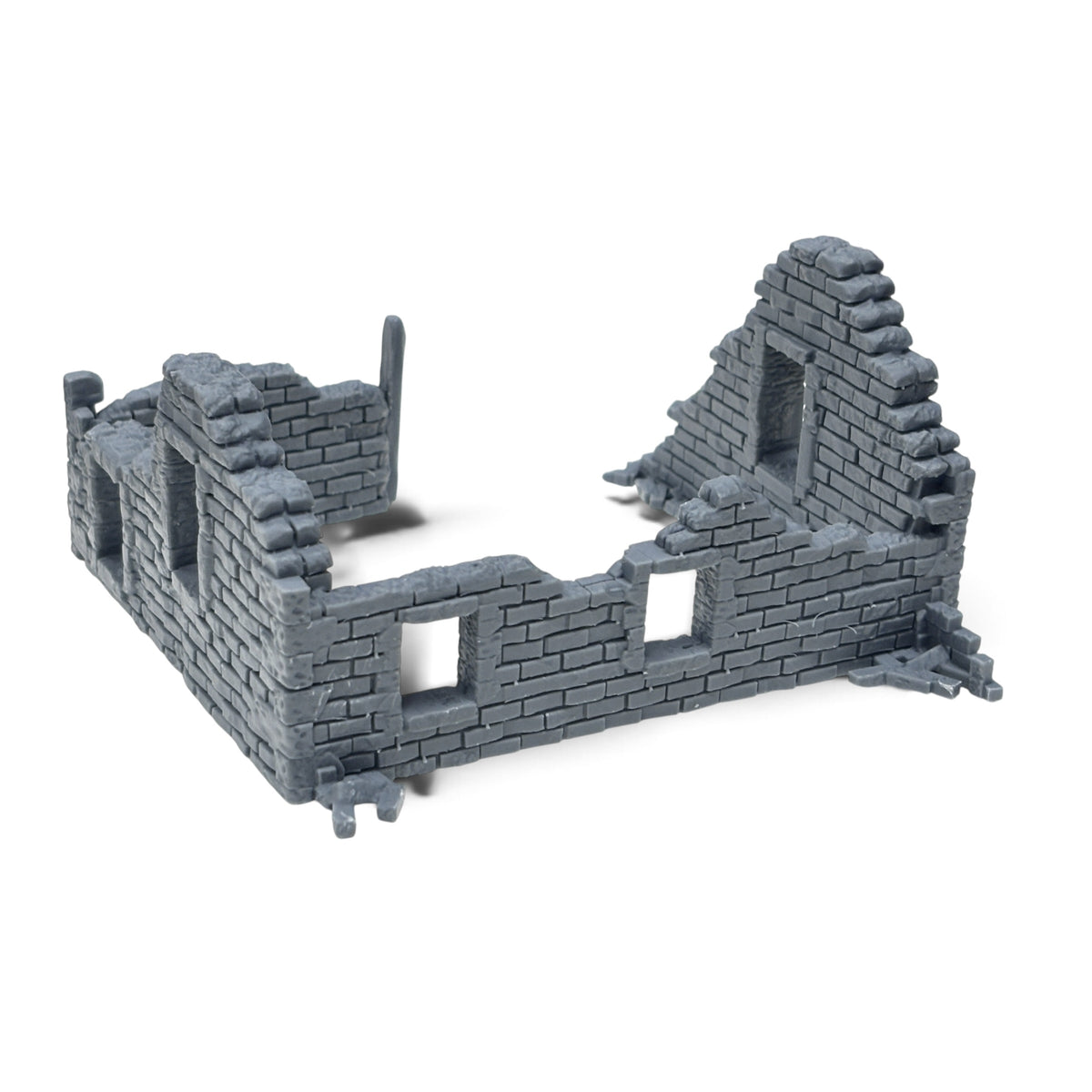 Derelict Stone Farmhouse Ruin - N Gauge
