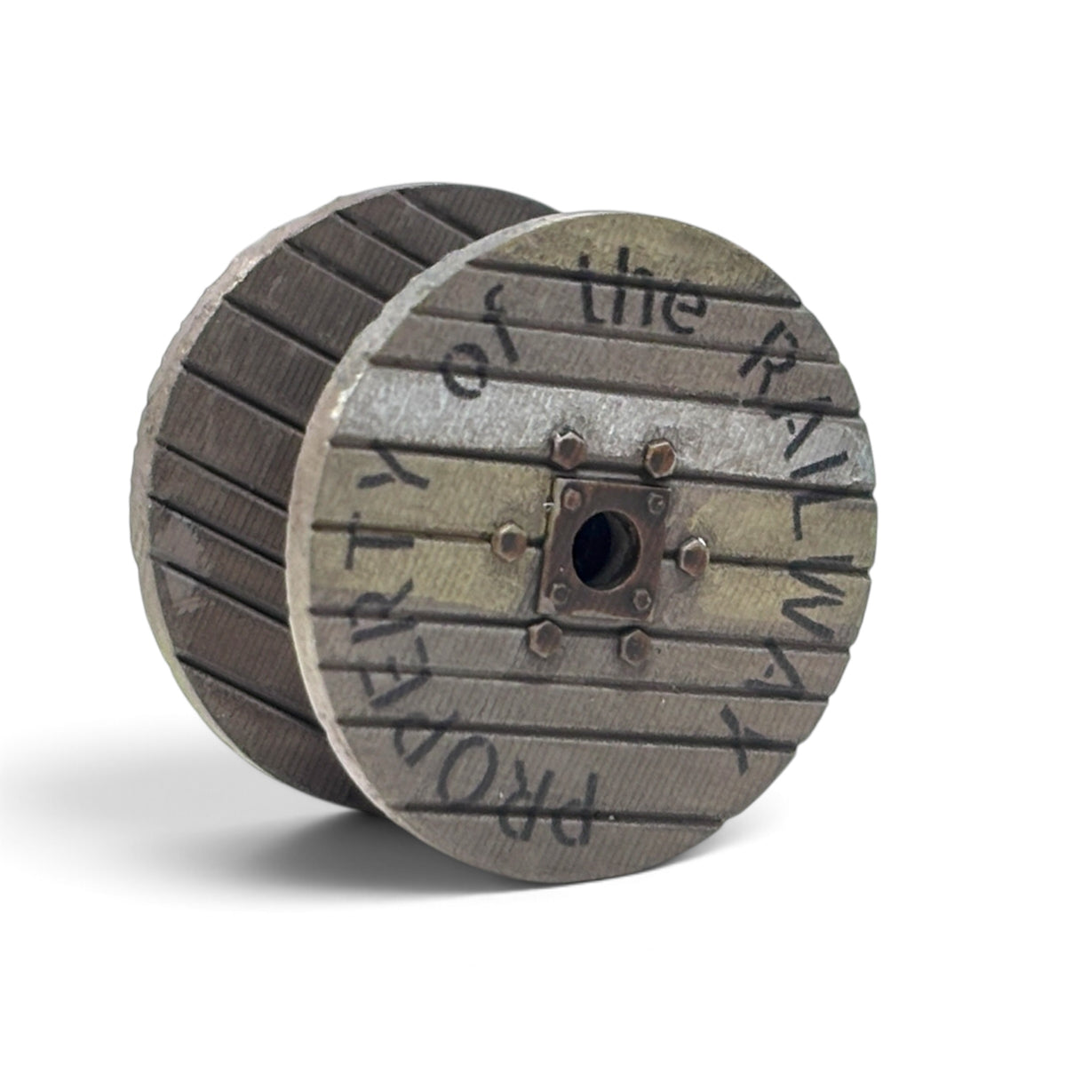 Cable Drums 25mm  - Railway Property Logo