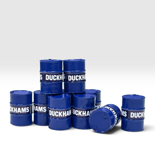Duckhams Oil Drums Blue Edition - Pristine - OO Gauge