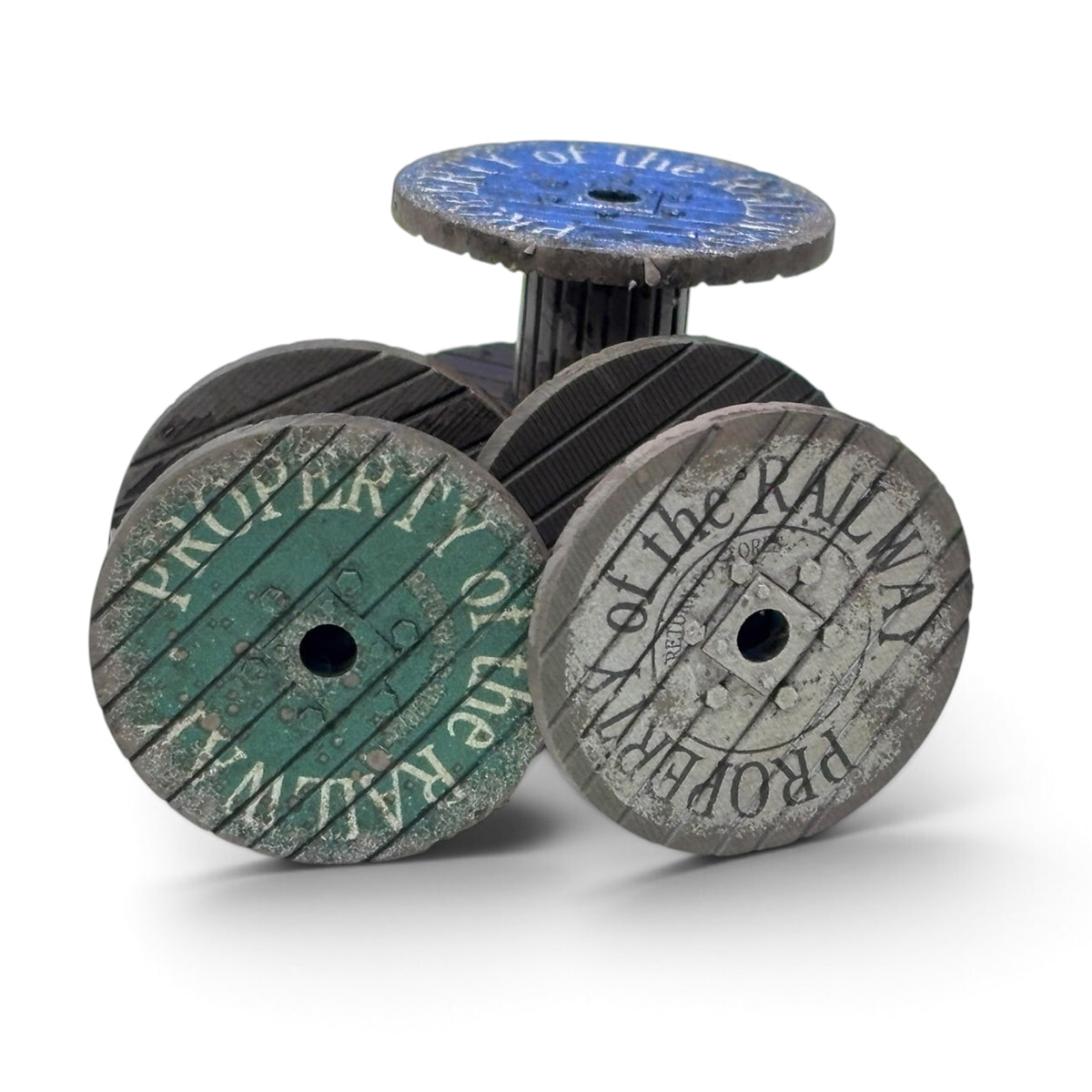 Cable Drums 15mm  - Railway Property Logo