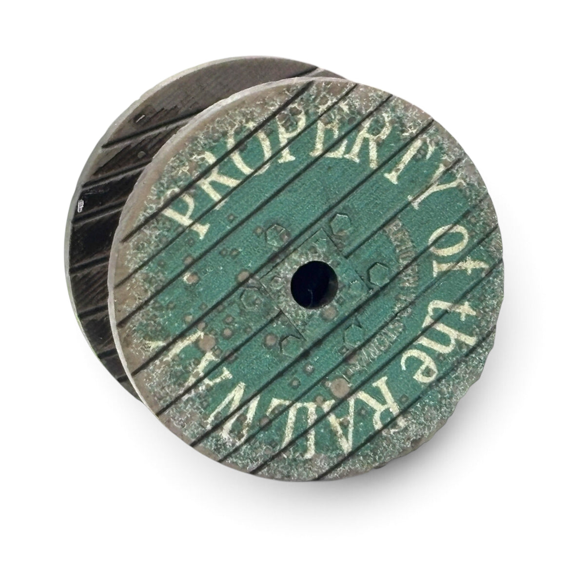 Cable Drums 15mm  - Railway Property Logo