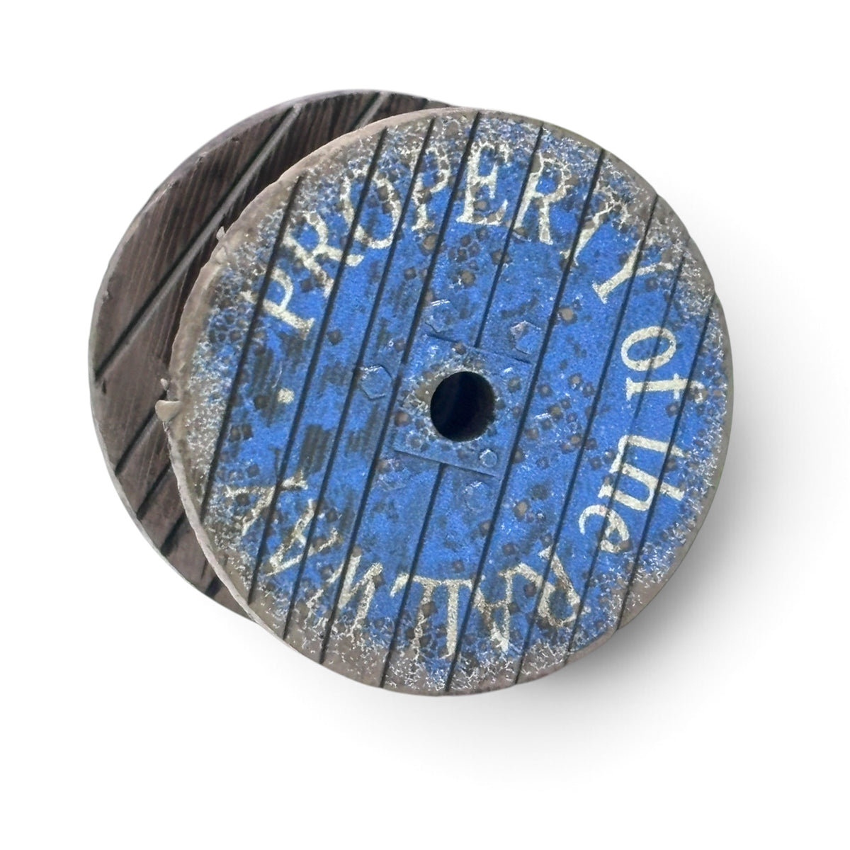 Cable Drums 15mm  - Railway Property Logo