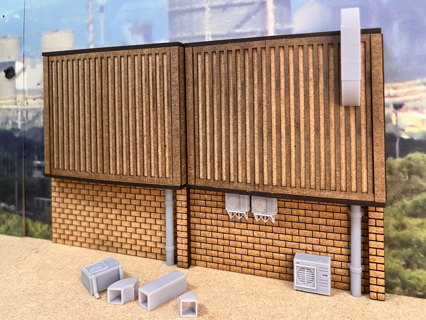 Low Relief Industrial Unit - Vanguard for OO