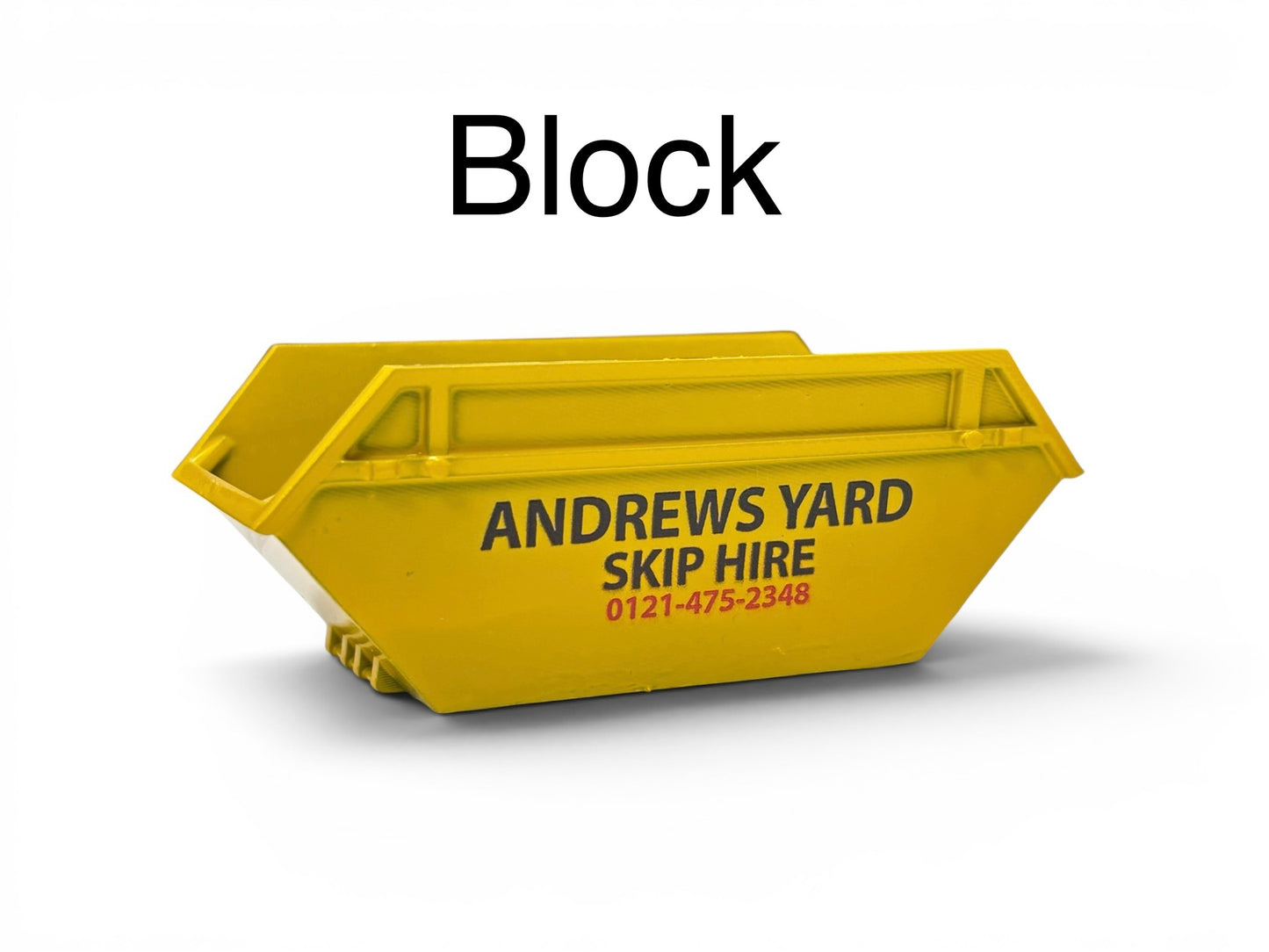 Stackable Skips with Custom Text - OO Gauge
