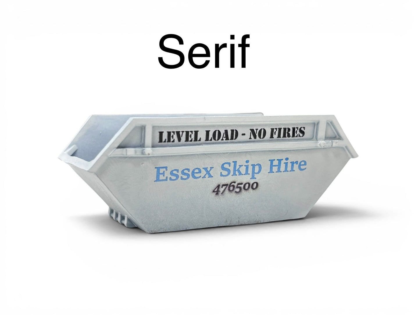Stackable Skips with Custom Text - OO Gauge