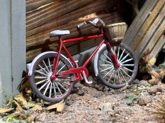Bicycles with Basket - OO Gauge
