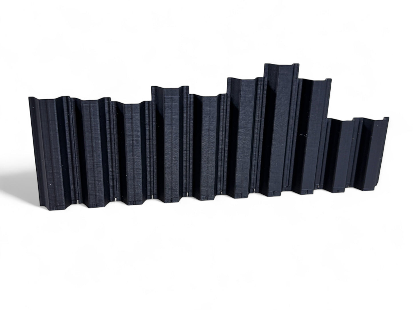 Larsen Steel Piling Random Profile - OO Gauge