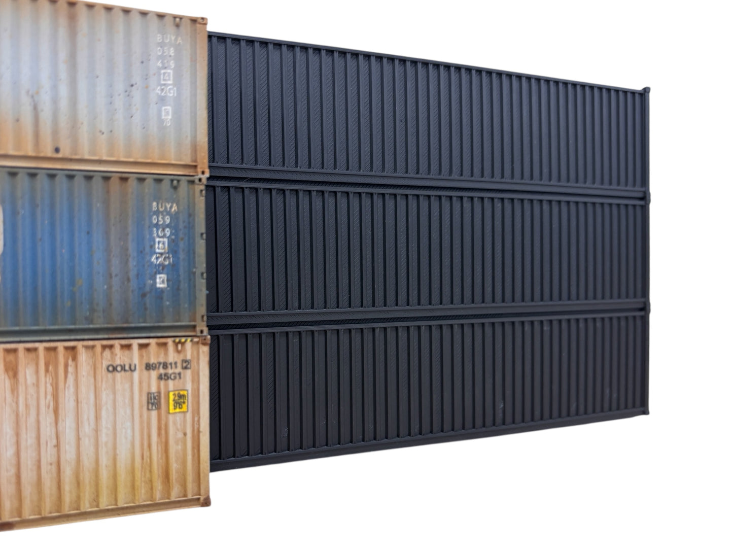 Low Relief 40ft Container Side - HO Gauge