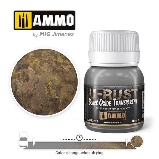 MIG U-Rust MIG2253 BLACK OXIDE TRANSPARENT