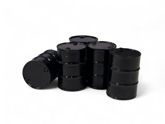 Oil Drums - Pristine Black - O Gauge