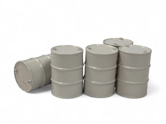 Oil Drums - Pristine White - O Gauge