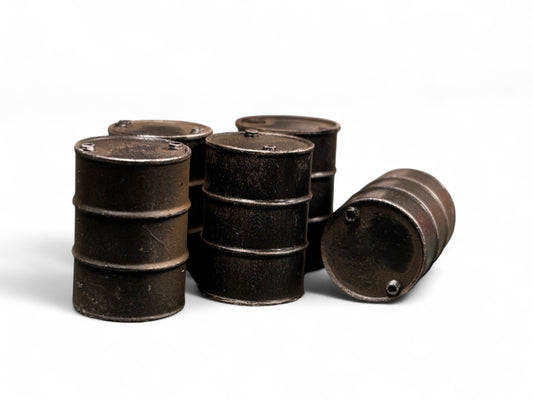 Oil Drums - Weathered Black - O Gauge
