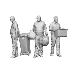 Modelu Binmen Set OO Gauge
