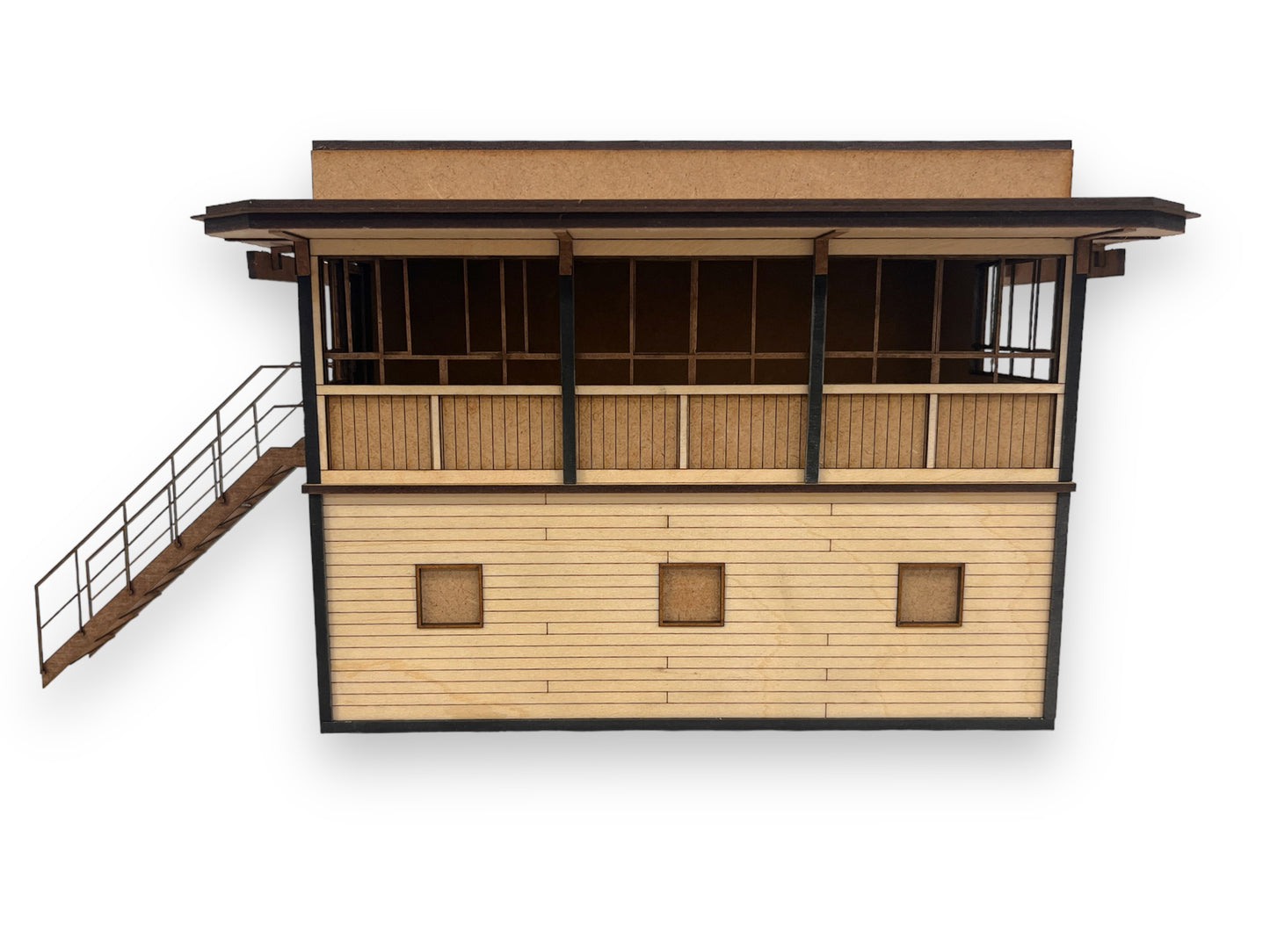 Type 15 Signal Box Kit - Wooden Base - O Gauge