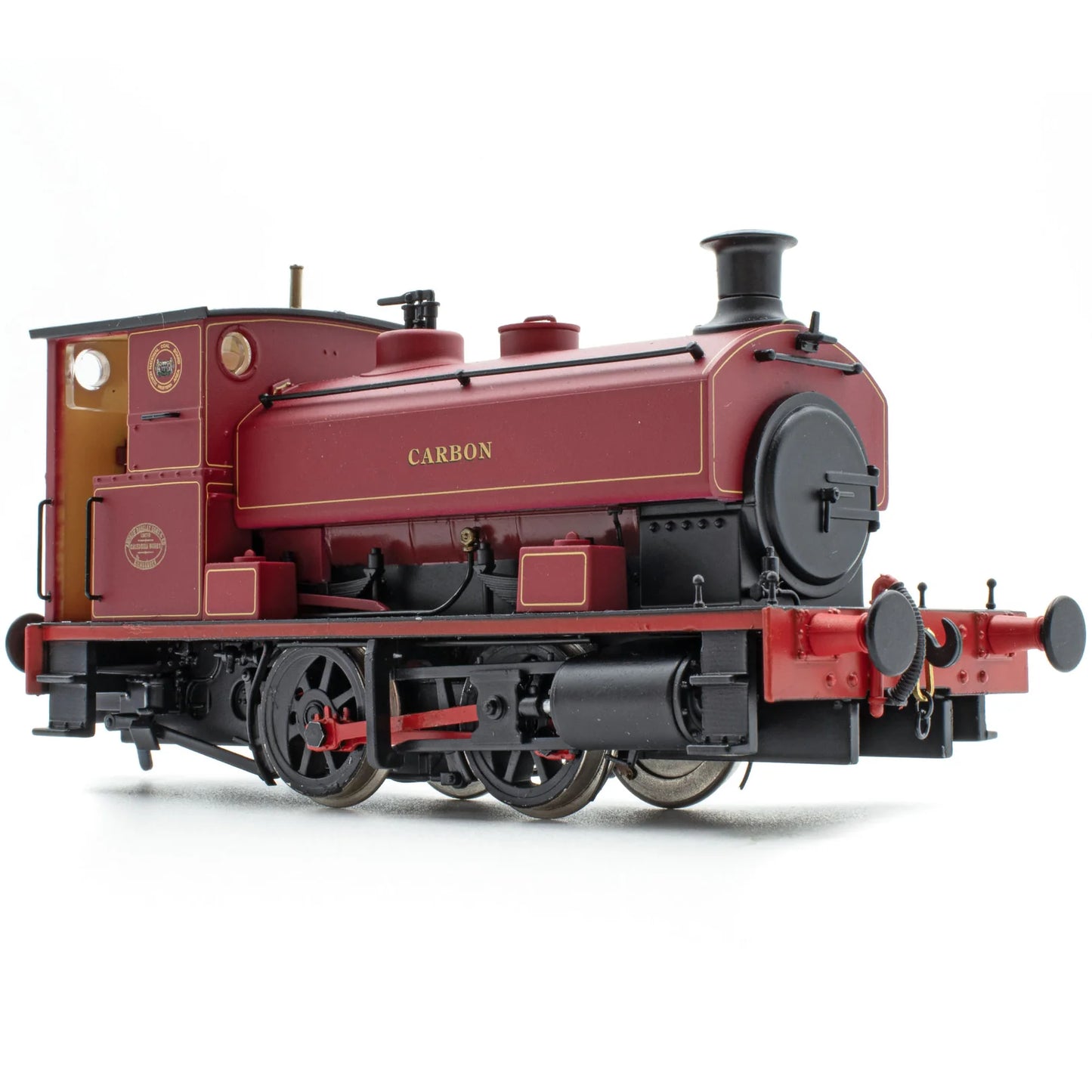 Accurascale - Andrew Barclay 0-4-0ST 14"Carbon NCB lined Maroon - Weathered