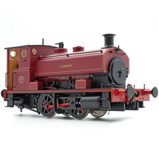 Accurascale - Andrew Barclay 0-4-0ST 14"Carbon NCB lined Maroon - Weathered