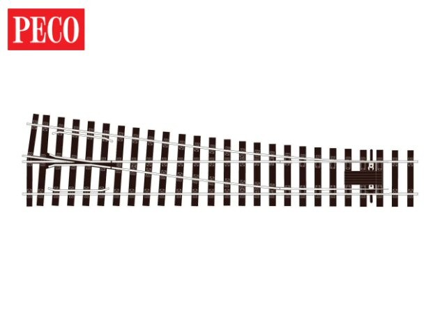 SL-E791BH Bullhead O Gauge RH Turnout - Medium Radius