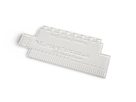 Sleeper Spacing Guide - OO - Clear Acrylic