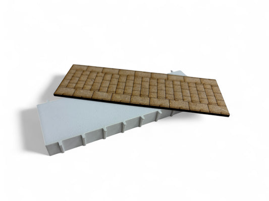 Paved Style Single Sided Platform Section - TT:120