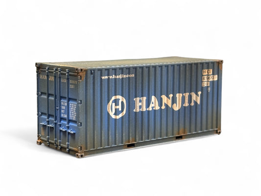 Dapol 20ft Shipping Container 'Hanjin' Weathered by Bunters Yard