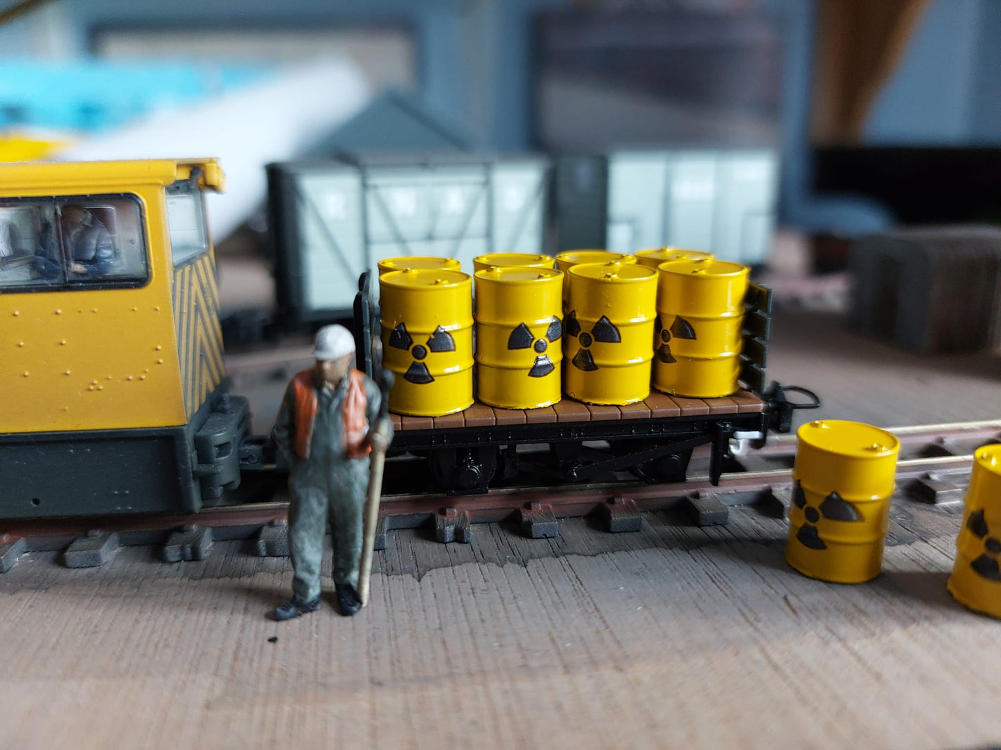 Nuclear Waste Oil Drum - OO Gauge