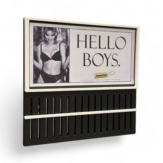 Freestanding Billboard Advertising Hoarding 'Wonderbra' - N Gauge