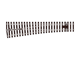 SL-E792BH Bullhead O Gauge LH Turnout - Medium Radius