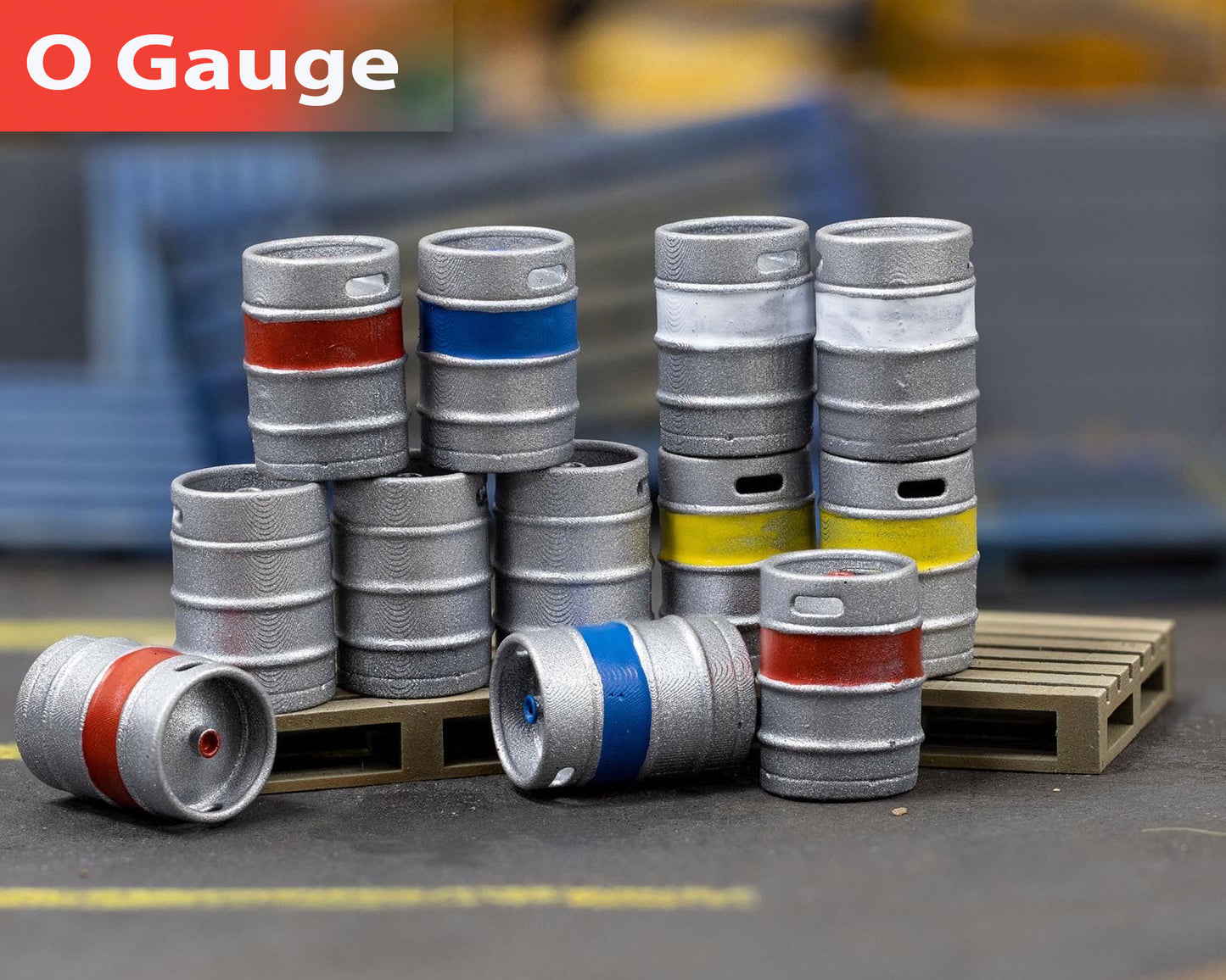 Model Railway Beer Kegs O Gauge